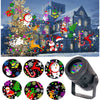 Christmas Decor LED Projector Light 16 Patterns Disco Stage Light Laser Snowflake Santa Claus Projection Indoor Waterproof