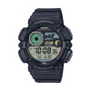 Casio Men's Large-Case Fishing Timer Digital Watch, Black - WS-1500H-1AV